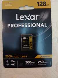 Самая быстрая карта памяти SD Lexar 128 Гб