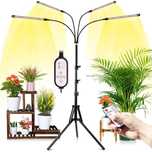 Lampa LED pentru Cresterea Plantelor, 4 capete, reglabila 28-160cm