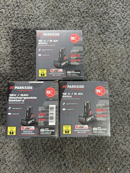 Acumulatori 12v 5a Parkside Performance