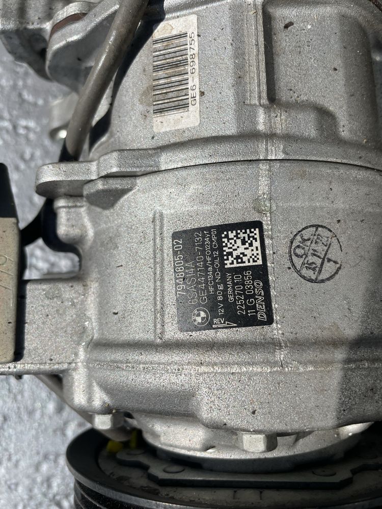 Компресор климатик БМВ 2.0д, Б47 (kompresor bmw 2.0d, b47)