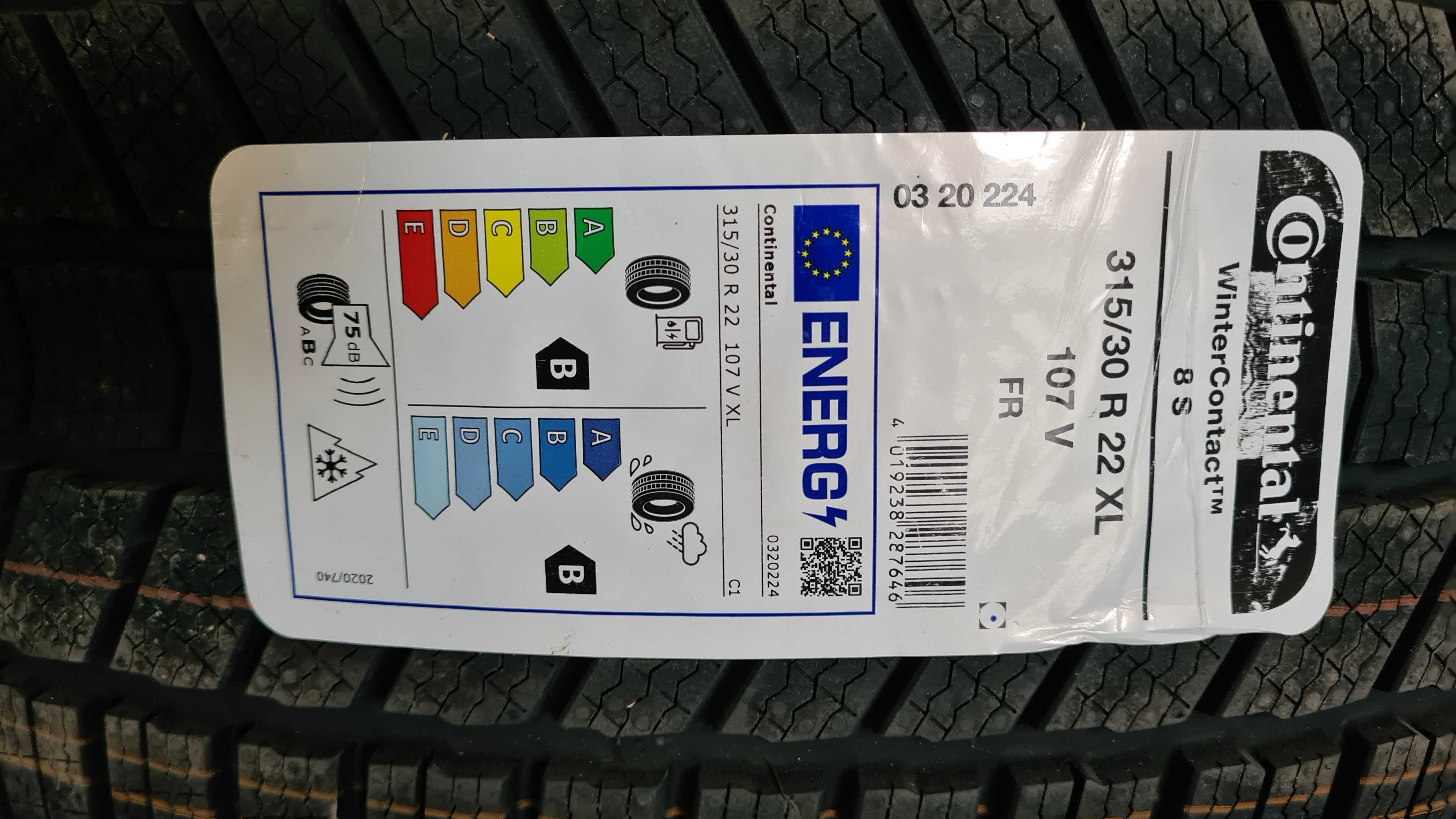 Anvelope iarna CONTINENTAL WinterContact 8S XL FR 315/30 R22 107V