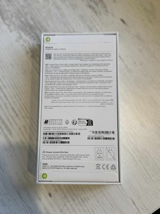 iPhone 16 Black 256 GB