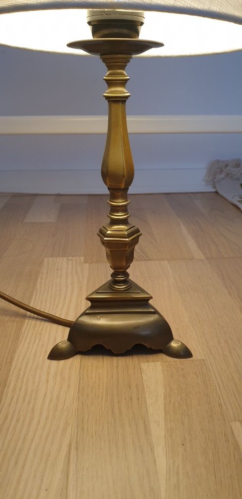 Lampa veioza vintage colectie bronz masiv Suedia 1960