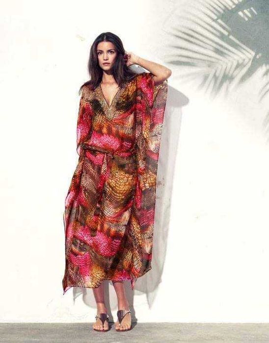 Rochie de plaja transparenta