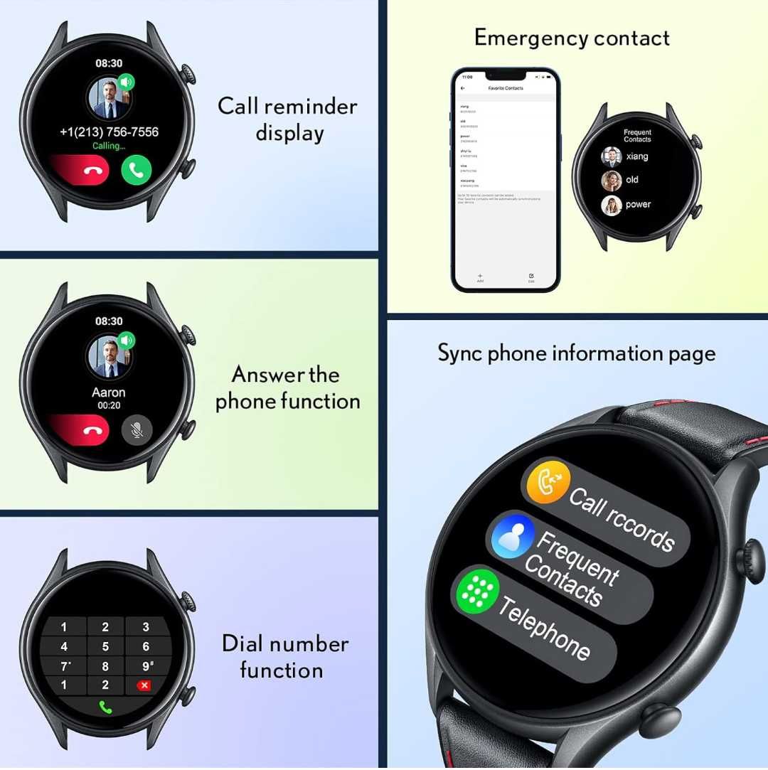 Ceas / Smart Watch cu Touchscreen si functie apelare