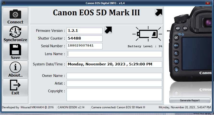Canon 5d mark iii / 5D MK 3 / 5D mark 3