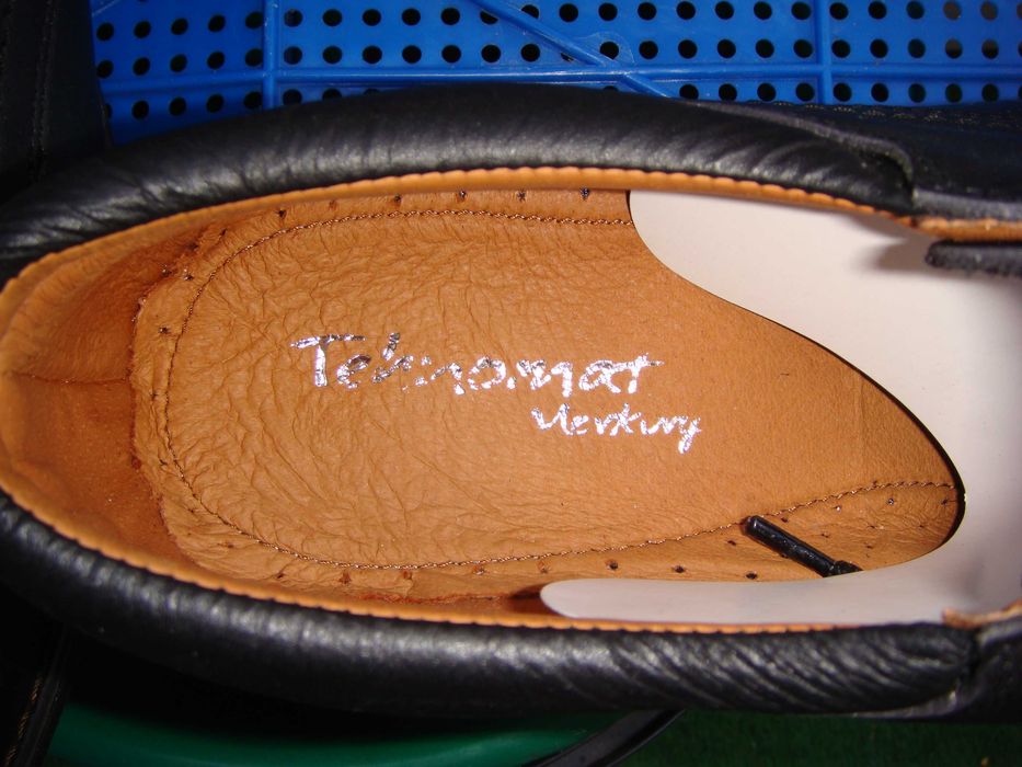 Черни мъжки обувки естествена кожа 44 номер/Габрово "Меркурий"