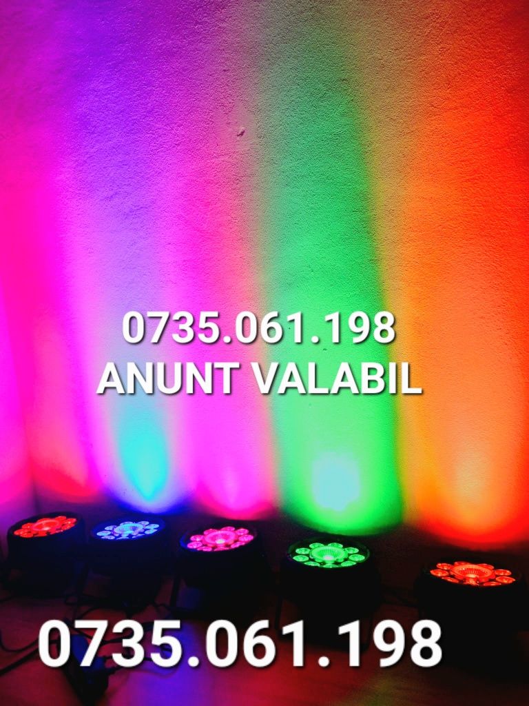 Lumini arhitecturale Puternice LED PAR 54 X 3 WATI 9 X 12 W 10 X 12 w