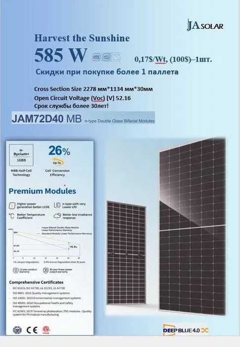 Солнечная электростанция Автономная и Гибридная