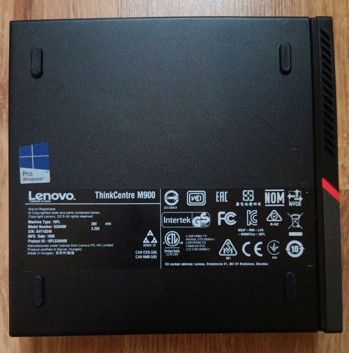 Calculator Lenovo ThinkCentre M900 Mini PC, 3.20GHz, 8GB, 240GB SSD