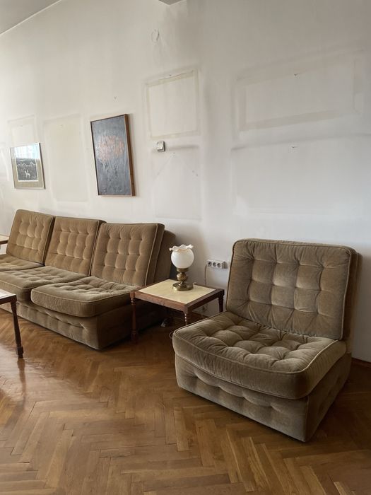 Ретро диван + две кресла