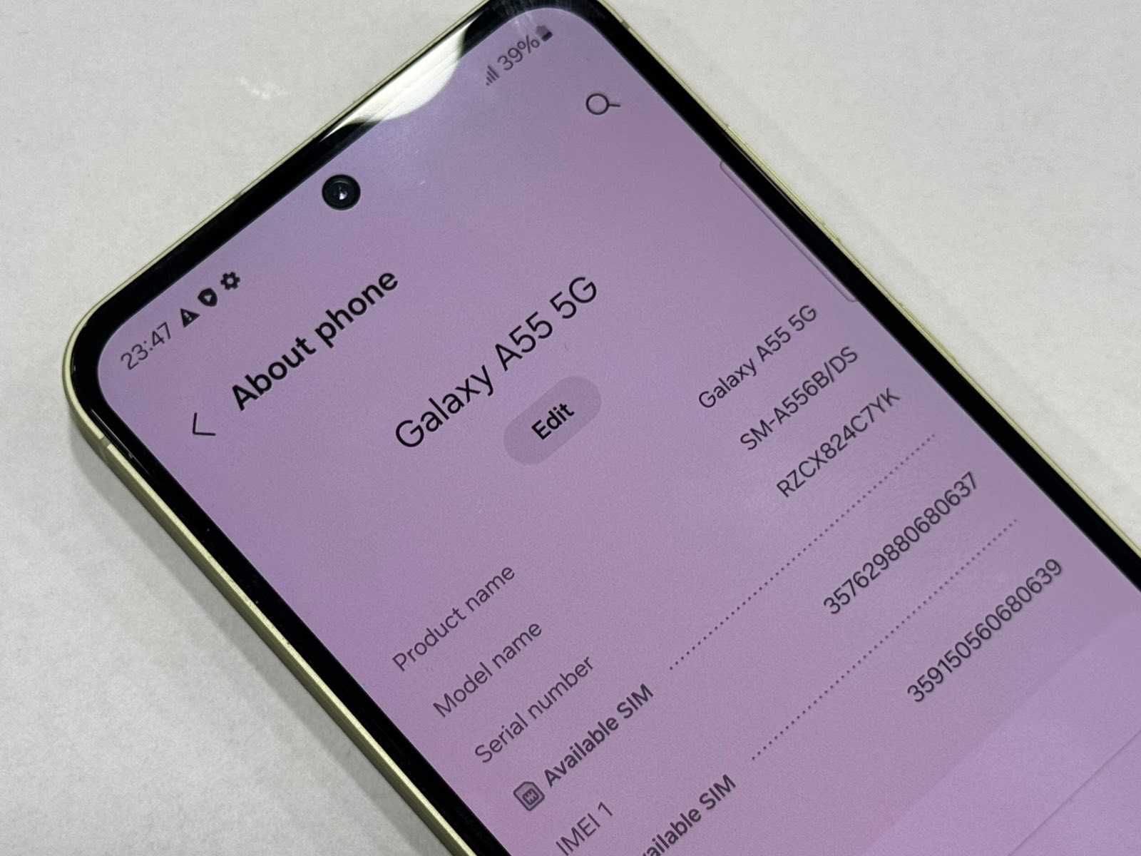 Samsung Galaxy A55 5G 256GB 8GB RAM Dual