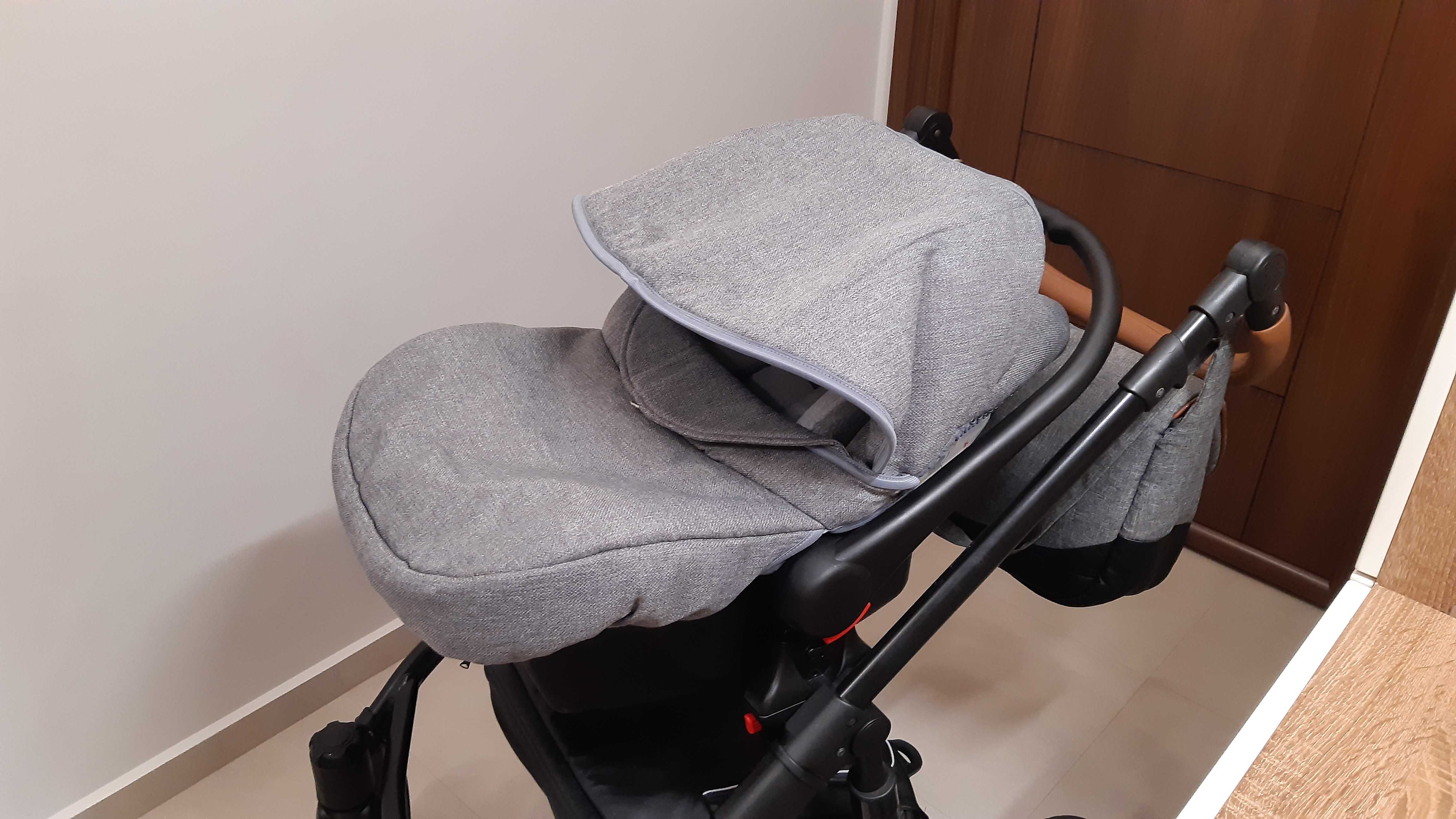 Детски /бебешки кош за кола с адаптери за количка Bexa Ideal New 2 в 1