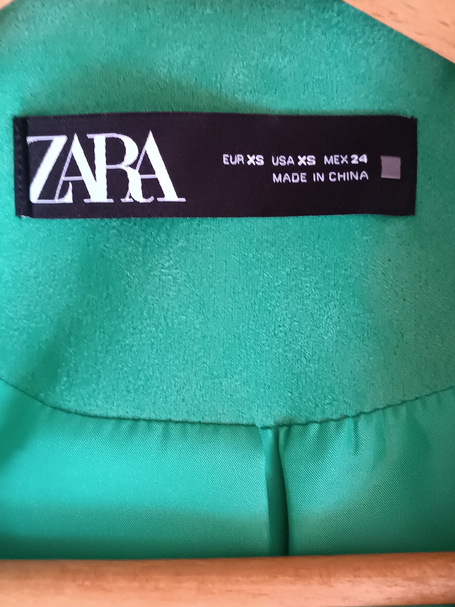 Естествена кожа якета Zara