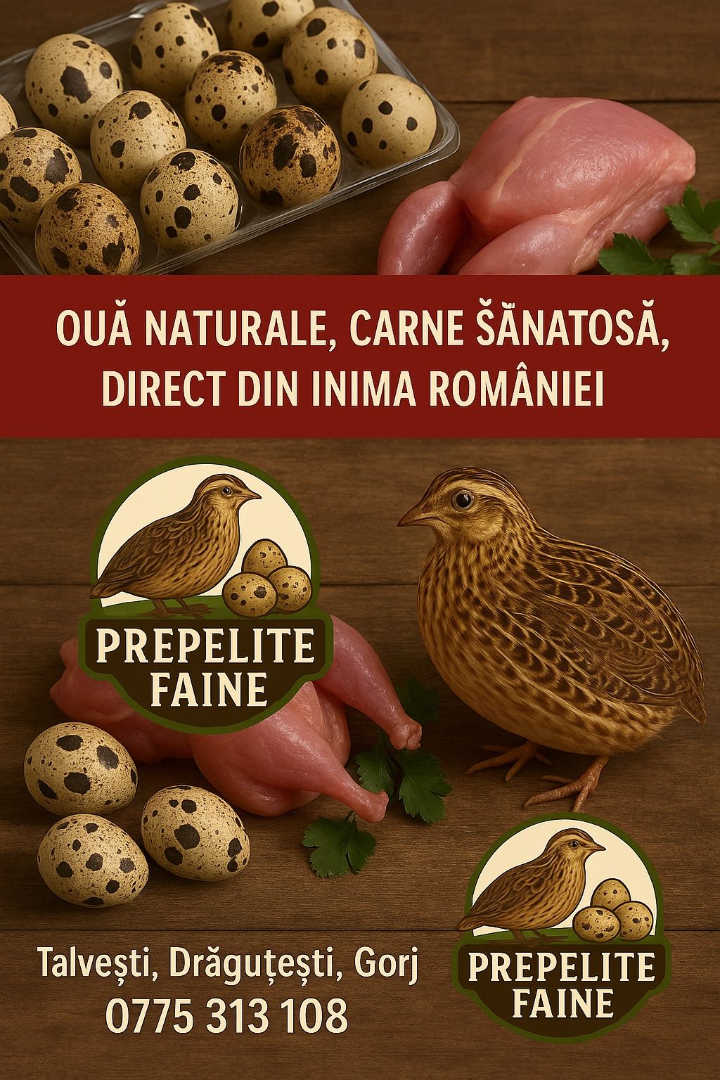 Oua de Incubat Prepelițe Japoneze – Rată Mare de Eclozare!
