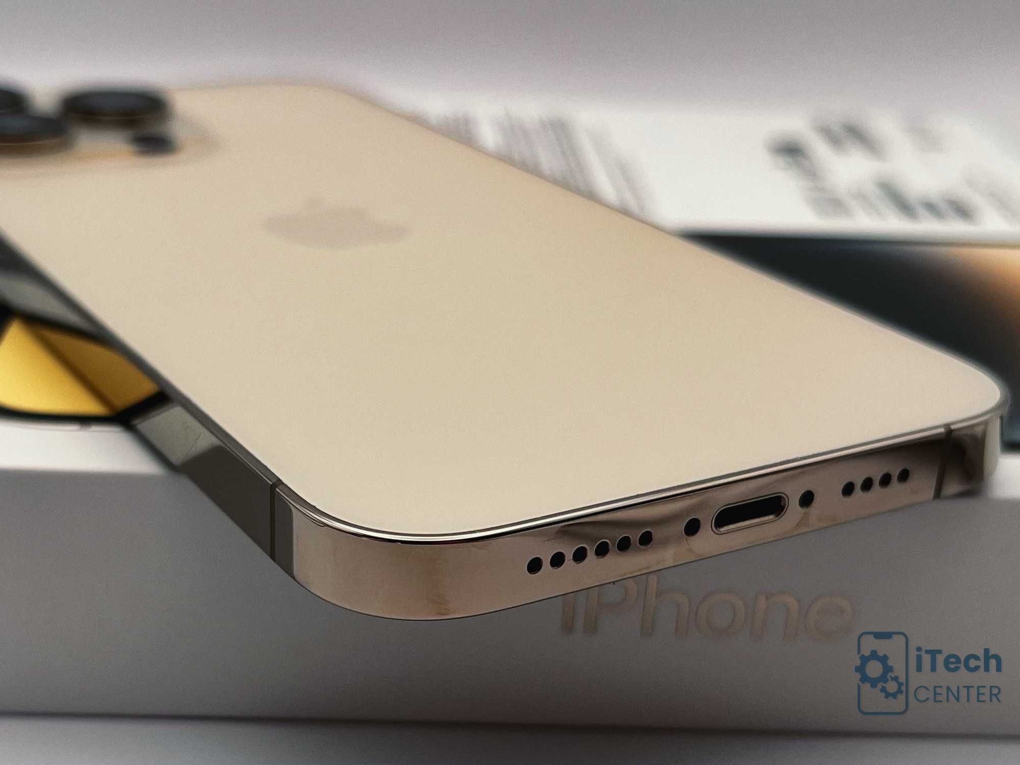 iPhone 14 Pro MAX, 256GB, Gold, 100% батерия, КАТО НОВ, ГАРАНЦИЯ!