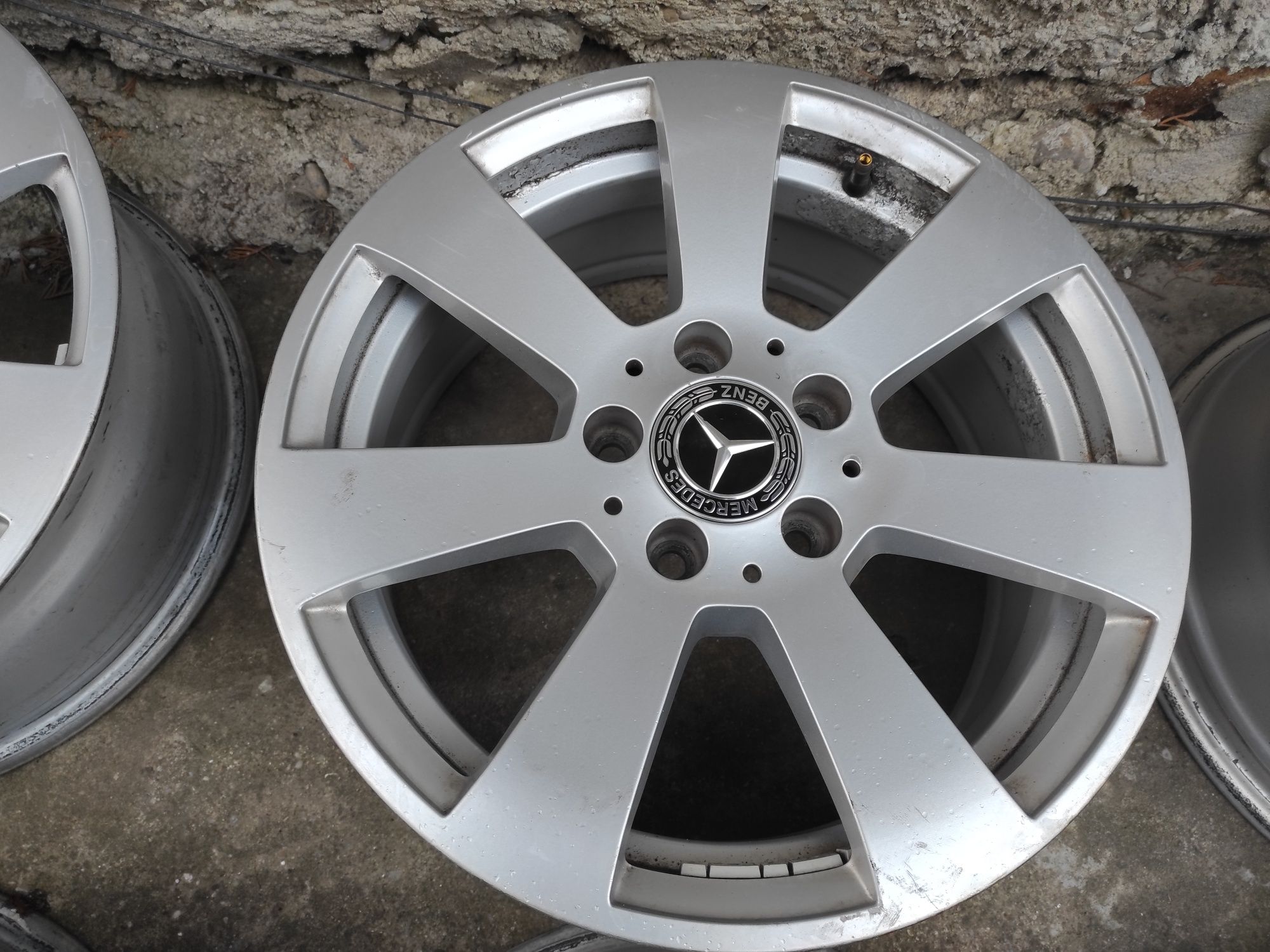 4 Jante Aliaj originale Mercedes, 7JxR16; ET 43, 5x112