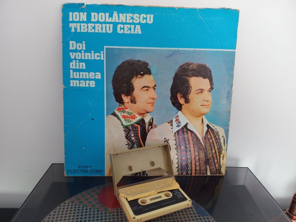 Set disc vinil pick up + caseta audio Ion Dolanescu