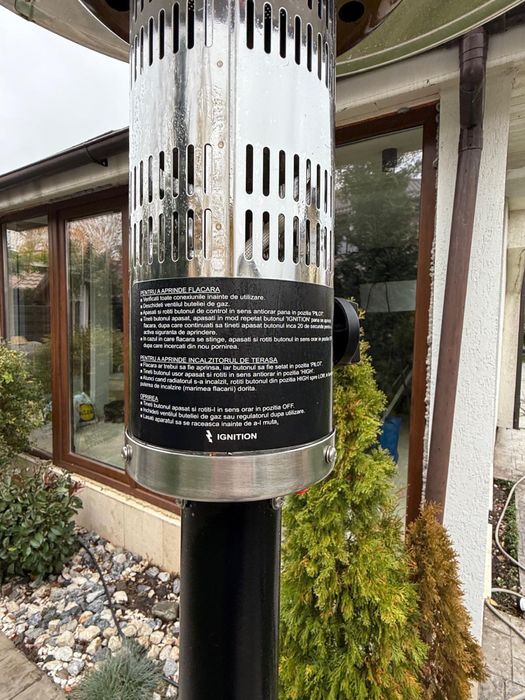 Incalzitor terasa tip ciuperca, aproape nou! Calitate superioara.