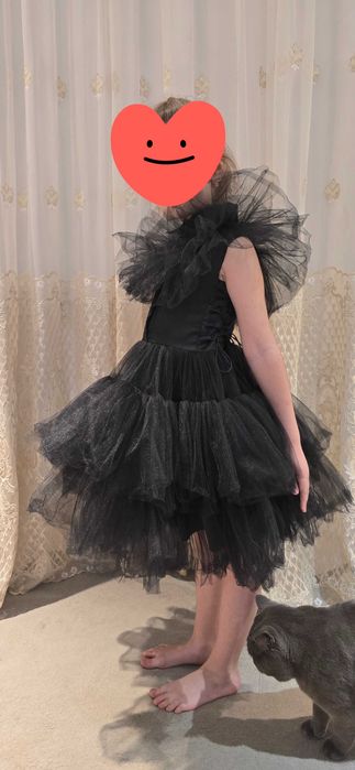 Платье Венсдей на девочку 5-7 лет