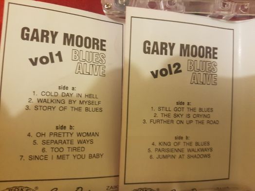 Gary Moore-Blues Alive - vol. 1+2 set de 2 casete nou album