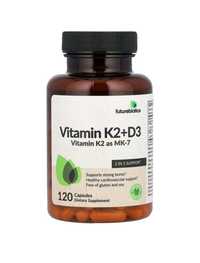 Vitamin K2+D3. 120 capsules
