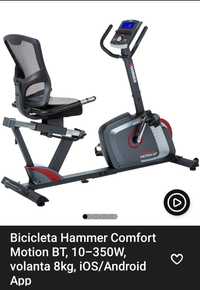Bicicleta cardio/ fitness/ medicinala Hammer Comfort Motion BT