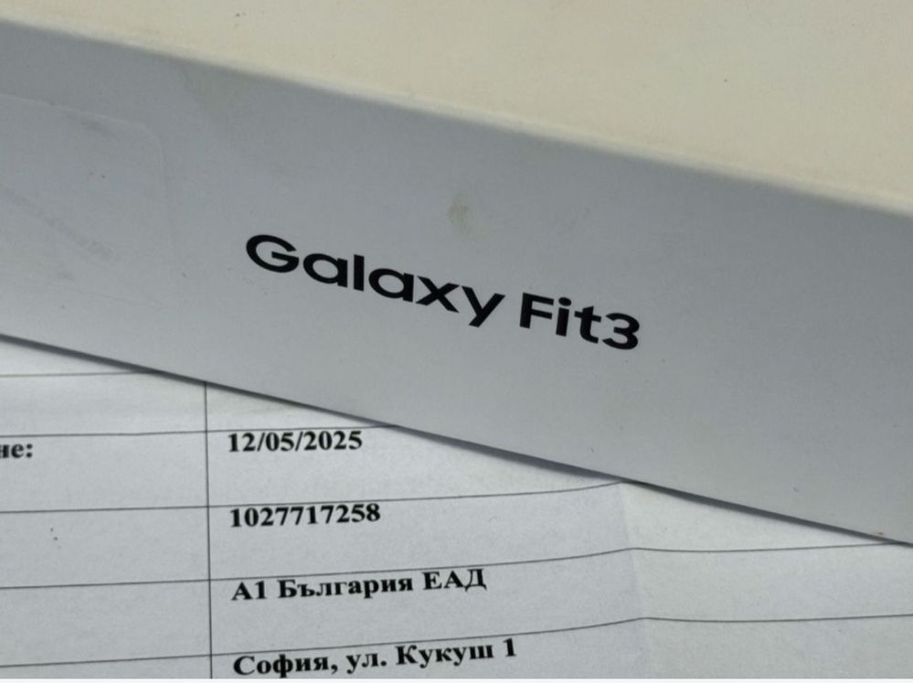 ЗАПЕЧАТАН Samsung Galaxy Fit 3 A1 Гаранция до 2027 г. Grаy / Сив
