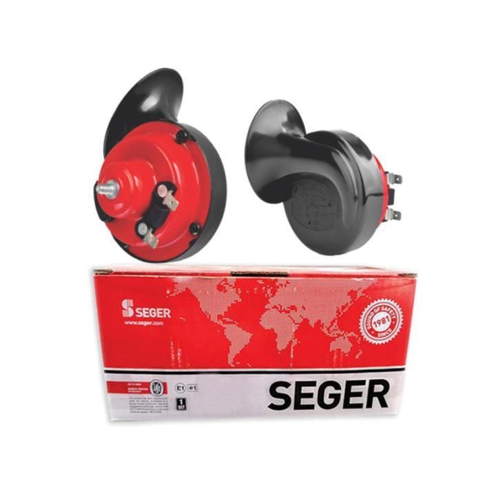 сирена тип охлюв seger electric horn 12v/24v, 410 hz нисък и 510 ...