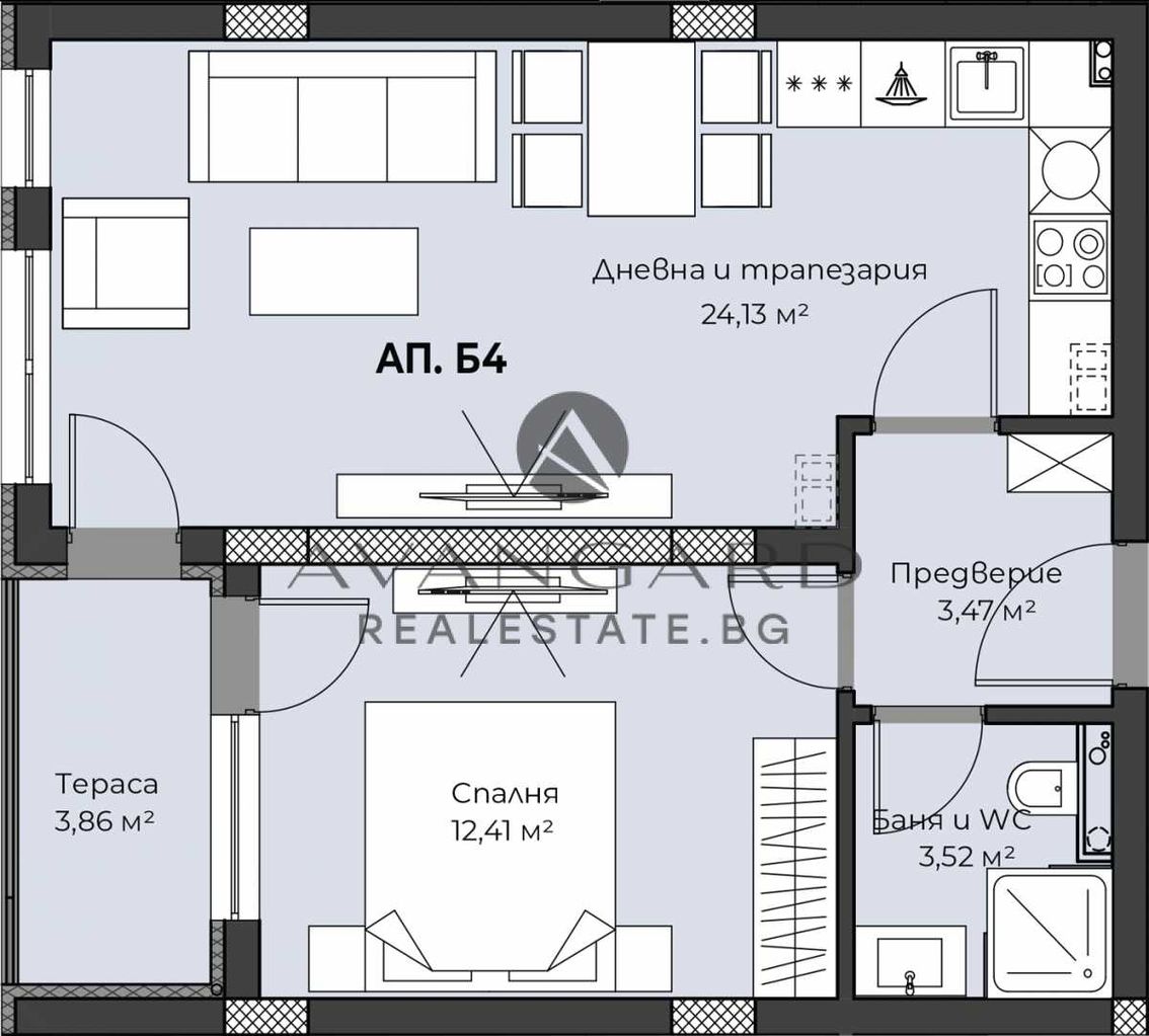 Продава се Двустаен апартамент в Пловдив, Христо Смирненски - 67 кв.м за 1385 €/кв.м - Снимка #6