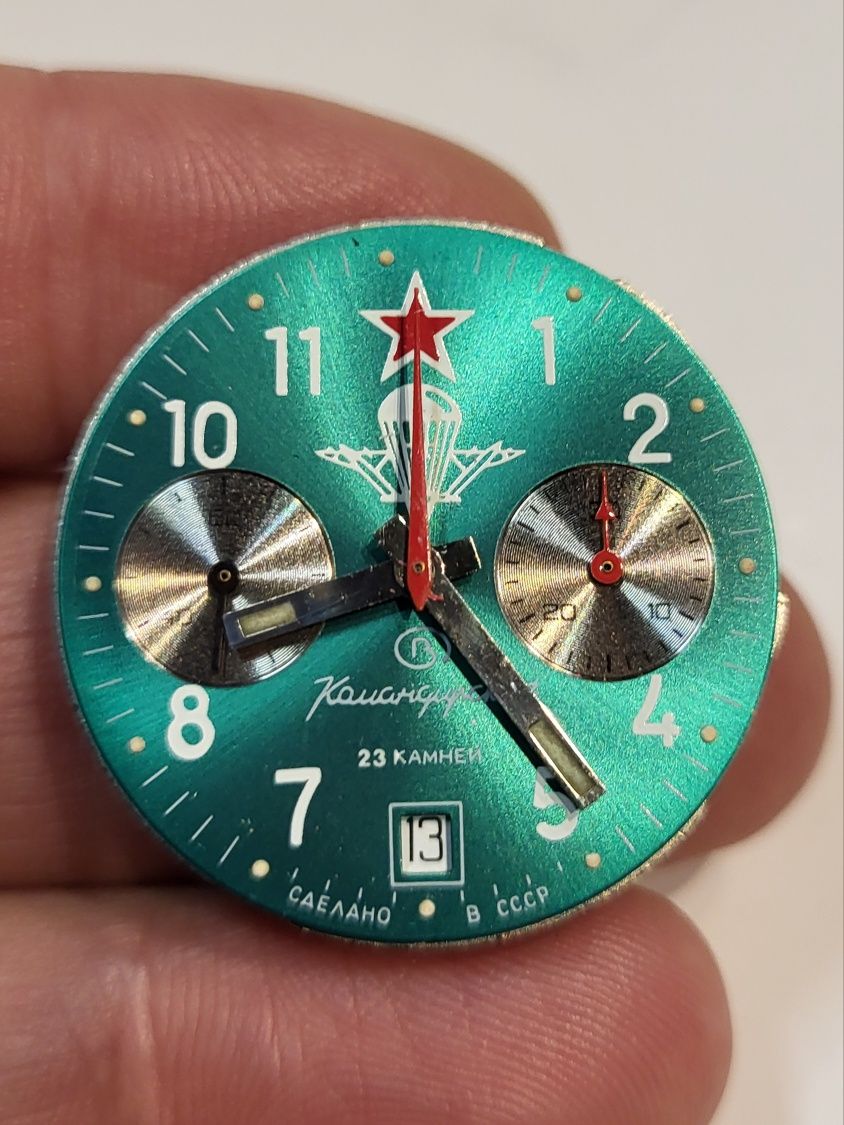 Mecanism Chronograph Vostok Komandirskie Cal. 3133 NEW OLD STOCK