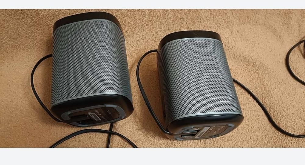 SET Boxe SONOS PLAY 1, WiFi MultiRoom Airplay Sunet Premium Stereo