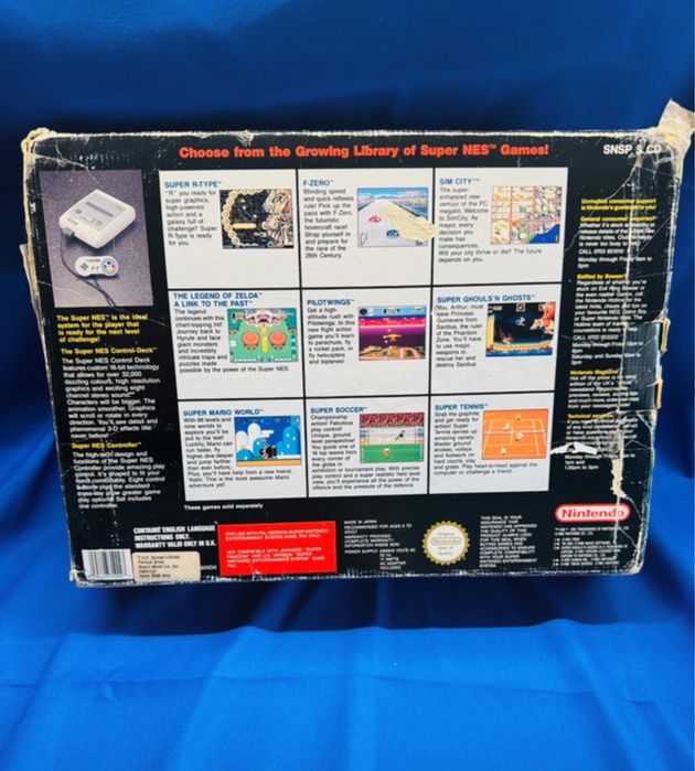 Super Nes Control Set Nintendo + joc MR NUTZ