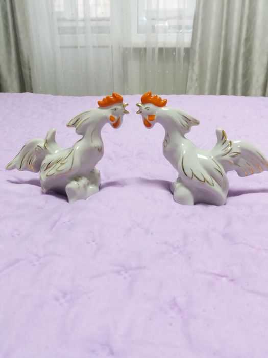 Советский фарфор (СССР). Петушки.