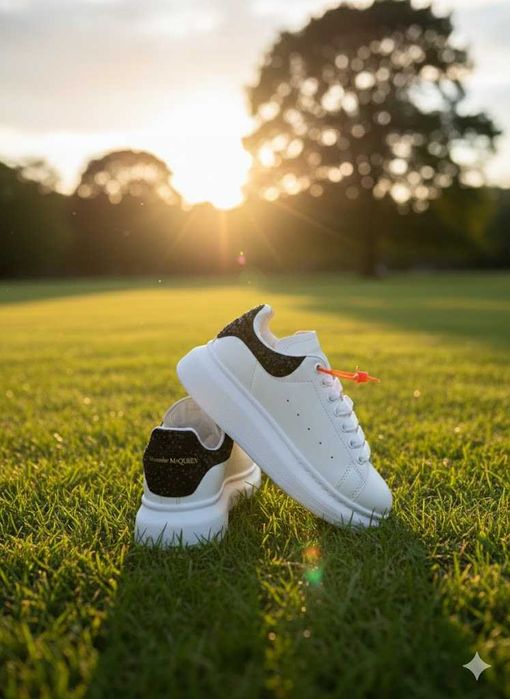 Adidasi Alexander Mc Q u e e n Pietre - Piele Naturala Full Box