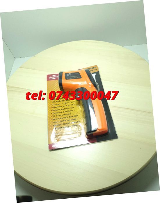 Termometru Industrial Profesional 50 380c Uni Galbennegru