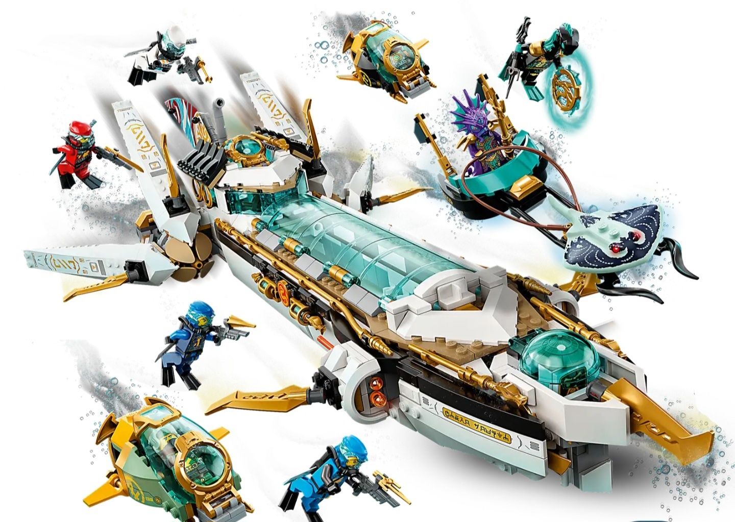 LEGO Ninjago - Hydro Bounty 71756, 1159 de piese