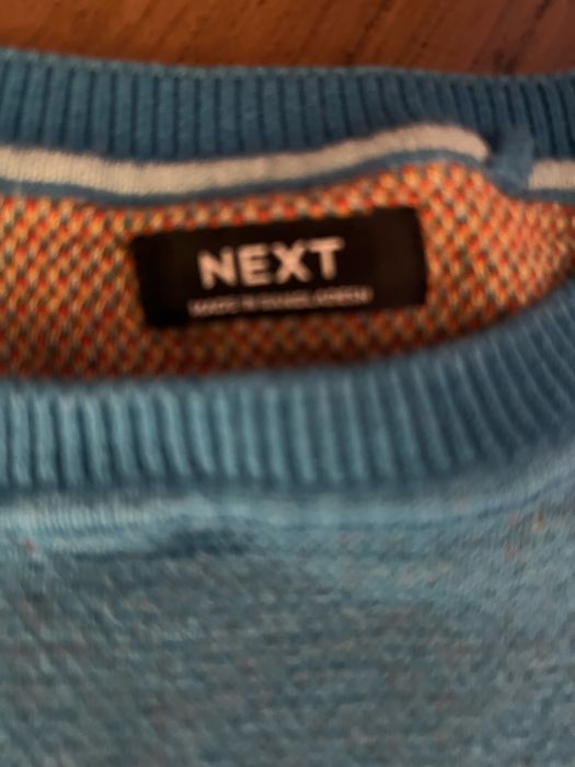 Зимен пуловер с динозаври Next -размер 3-4 години