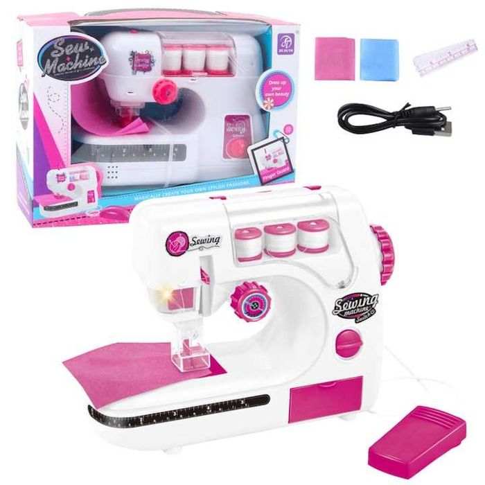Детска шевна машина шие реално с аксесоари