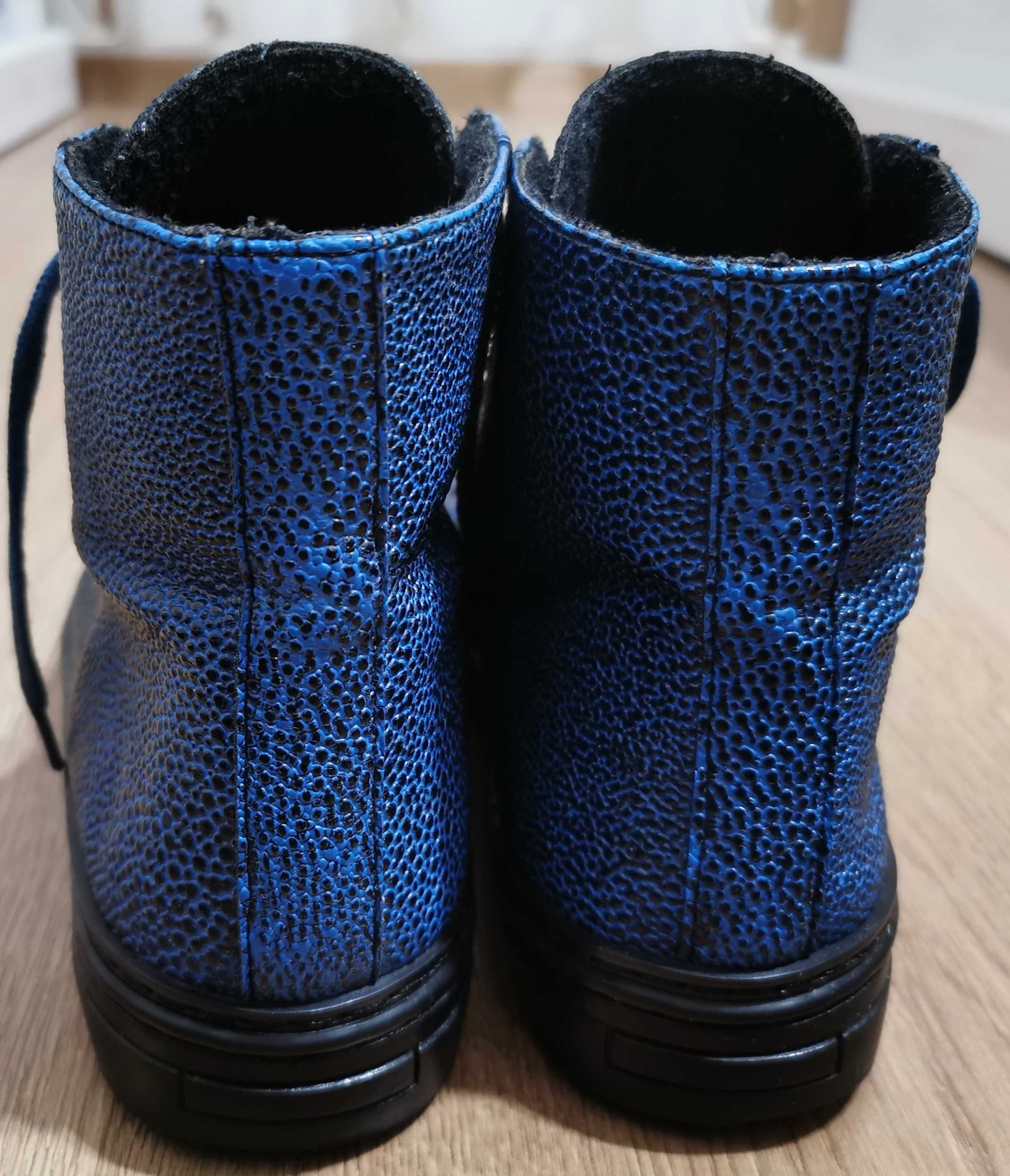 Tenisi (bascheti) dama Braccialini Sneakers Blue/Black 37 stare f buna
