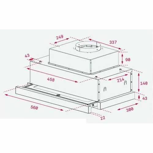 Абсорбатор/Аспиратор за вграждане Teka CNL 6815 Plus