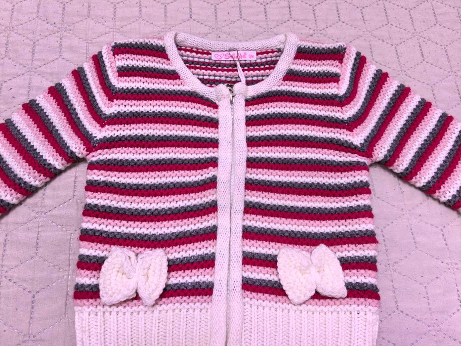 Нова жилетка за момиче 80