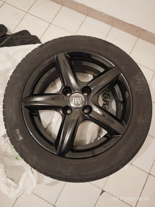 Фиат 500 джанти 15" 4х98 и гуми 185/55