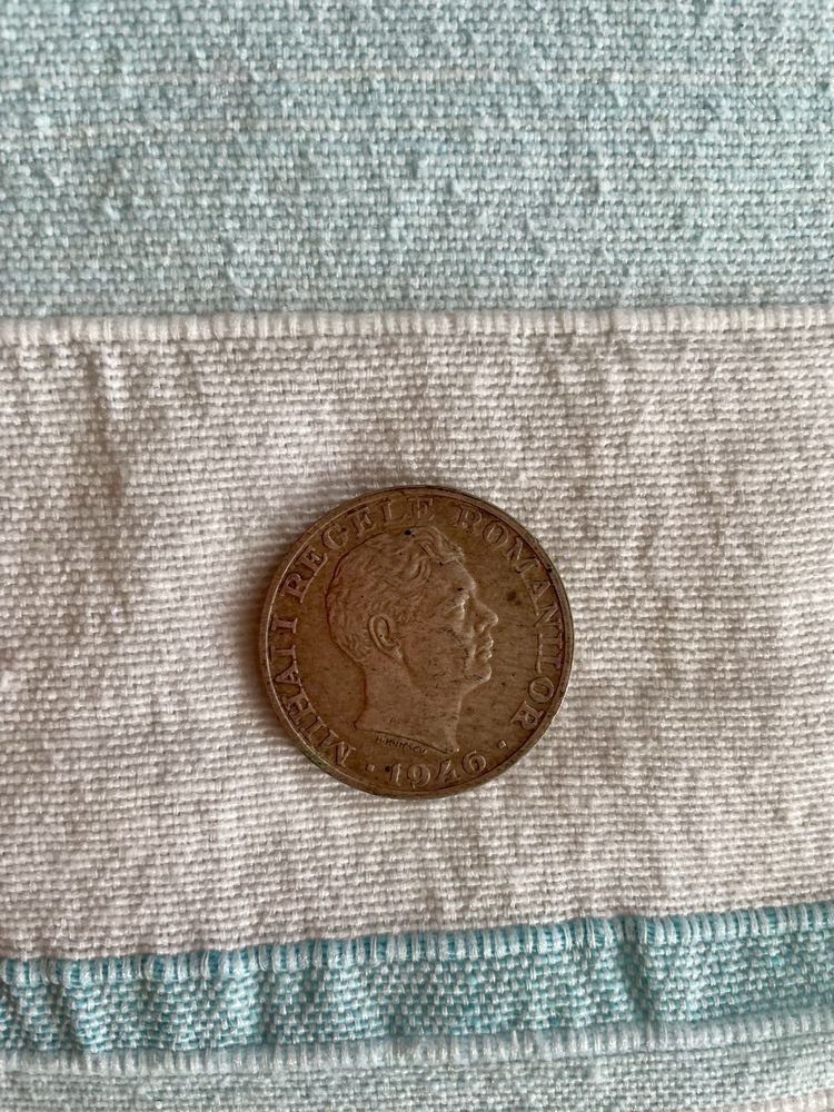 Moneda din argint cu Regele Mihai 1941/1944/1946