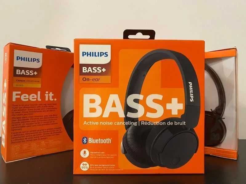 Casti wireless On Ear PHILIPS Bass+ BH305 noi SIGILATE
