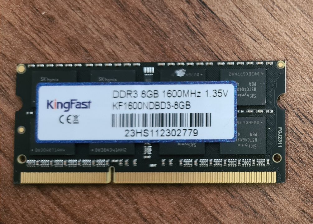 Memorie King-Fast 8GB, DDR3L, 1600MHz, CL11, 1,35V