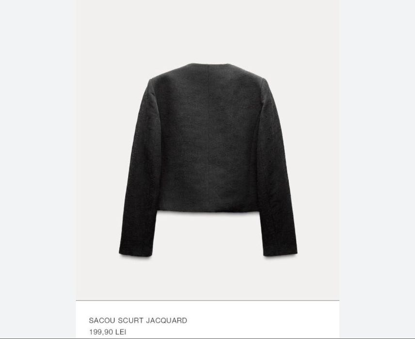 Vând sacou scurt zara