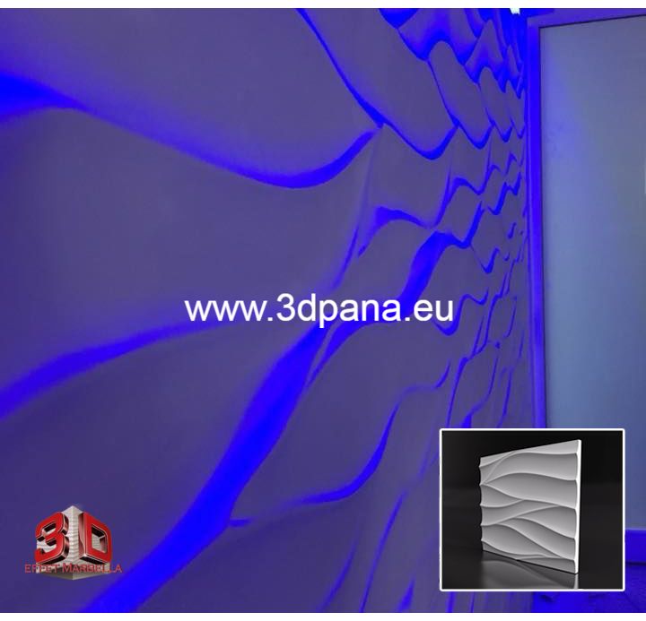 Декоративни 3D панели - 3д гипсови панели, облицовки за стени 0061