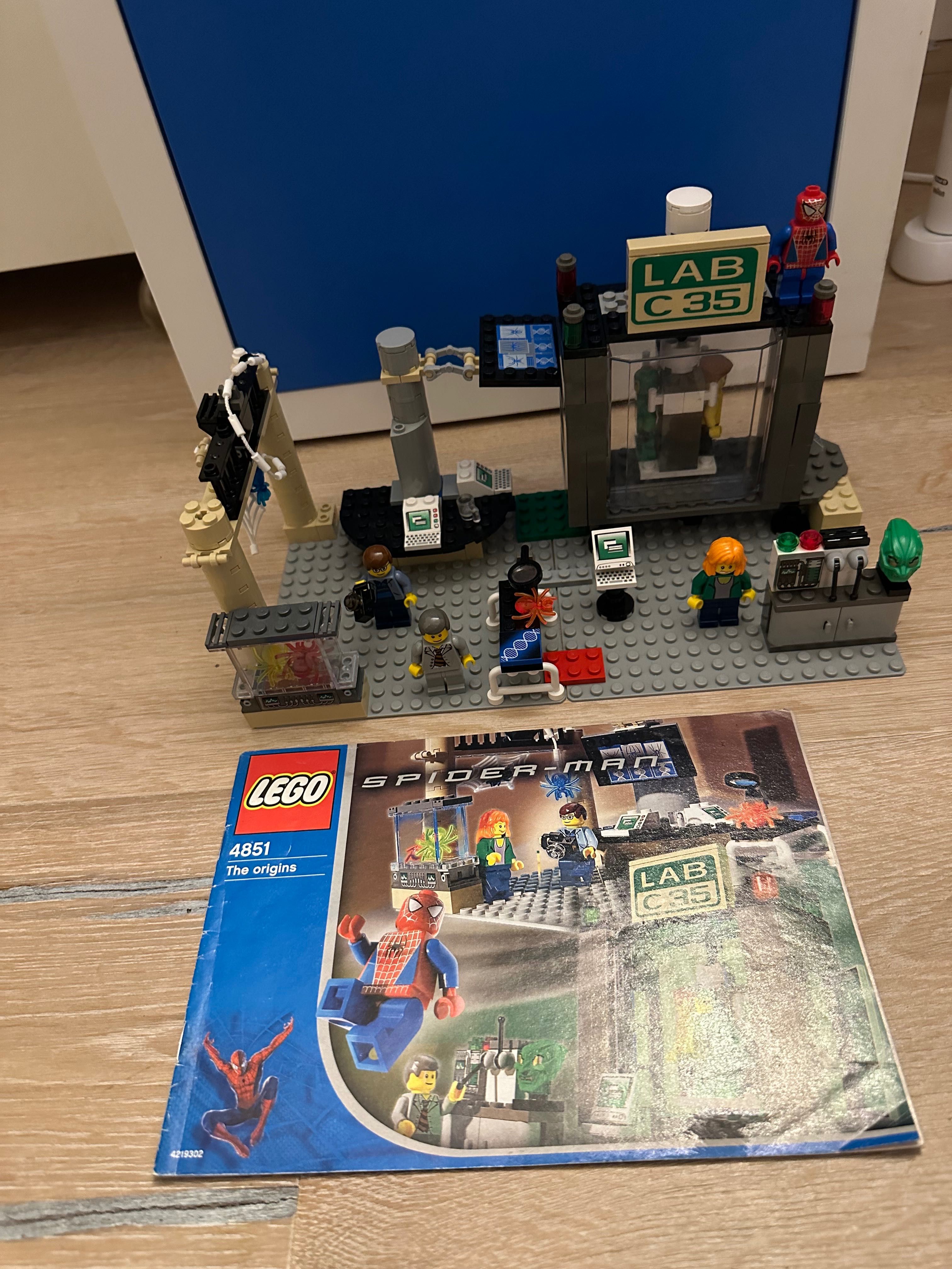 Lego Spiderman 4850, 51,52, 55,56