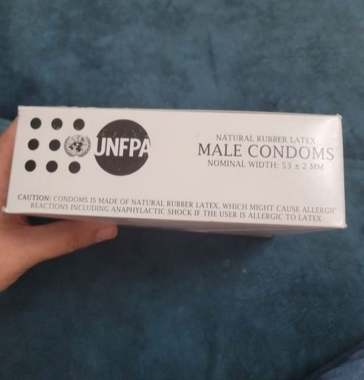Презервативы UNFPA . В упаковке 144 штук